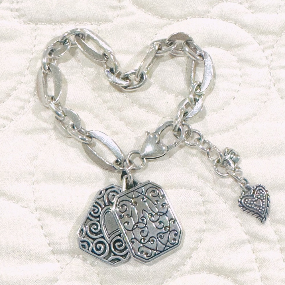 BRIGHTON Cherish Photo Frame/Locket Charm Bracelet